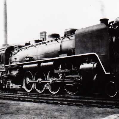 Photograph, CPR Locomotive 6028.