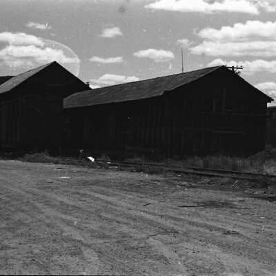 Photograph, CN Richmond Hill shed July 1977.