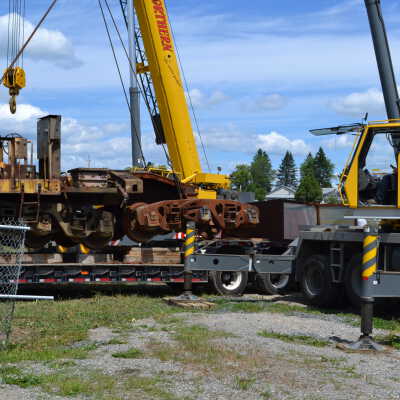 Photograph, NORMHC, Hot Metal Car Move into Prescott Park.