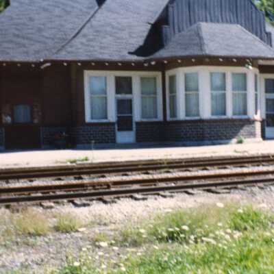 Photograph, CNR Station, Harriston, Ontario, Canada.
