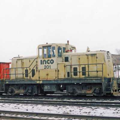 Photograph, INCO Locomotive 201.