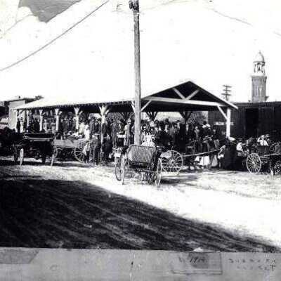 Photograph, Sudbury, Melanson Fish Market, 1914