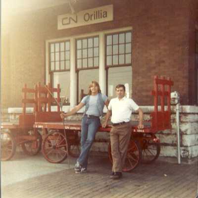 Photograph, CNR Station, Orillia, Ontario.
