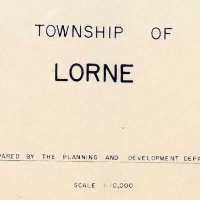 Township Map, Lorne.