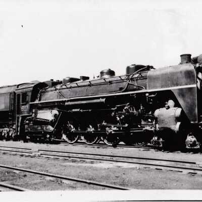 Photograph, CNR Steam Engine 6117