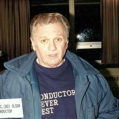 Photograph, M.C. (Bo) Olson, Conductor