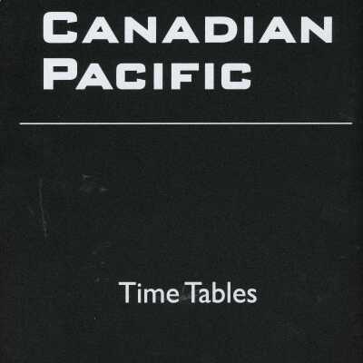Timetables, Canadian Pacific 2012, General & all modules