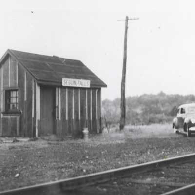 Photograph, CNR Station at Seguin Falls