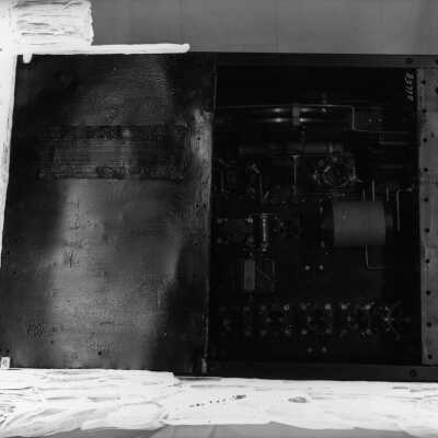 Photograph, Radio, Freight trains, communicating from engine to Caboose.