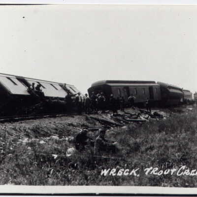 Photograph - Train Derailed Trout Creek