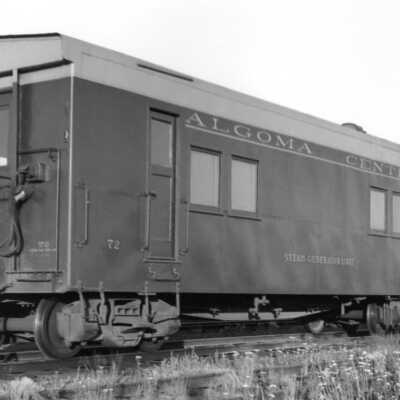 Photograph, Algoma Central Steam Generator Car #72r.