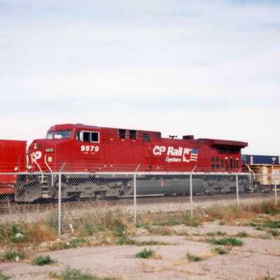 Photograph, CP Rail Locomotive 9579.