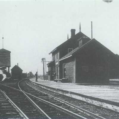 Photograph, CNR Station at Port Perry, Ontario.