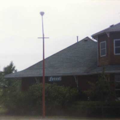 Photograph, CNR Station, Forest, Ontario, Canada.