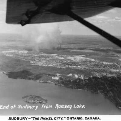 Photograph, Sudbury, West End of Sudbury from Ramsey Lake