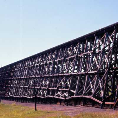 Photograph, CN Rochefort Bridge AB July 1965.