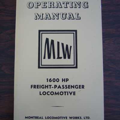Operating Manual TP-402 for 1600 HP Diesel-Electric Road Freight-Passenger Locomotive