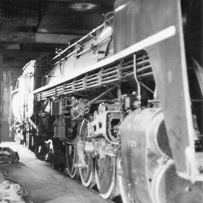 Photograph, CNR locomotive.