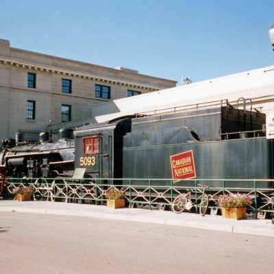 Photograph, CNR Steam Locomotive 5093.