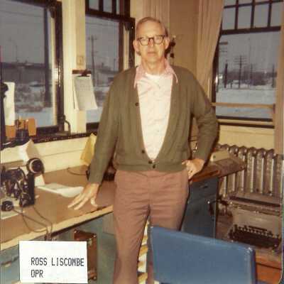 Photograph, Ross Liscombe, Operator.