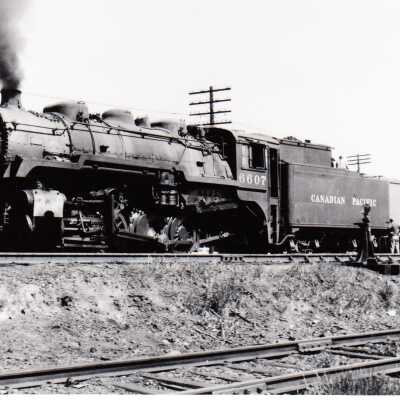 Photograph, CPR Locomotive 6607