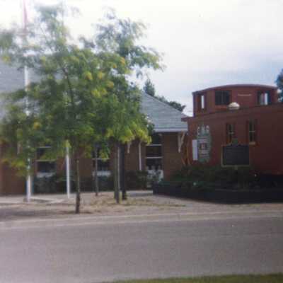 Photograph, CNR Station, Forest, Ontario, Canada.