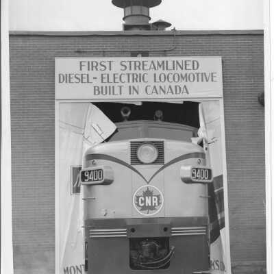 First Streamlined Diesel-Electric Locomotive Built in Canada