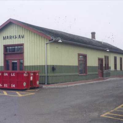 Photograph, CNR Station at Markham, Ontario.