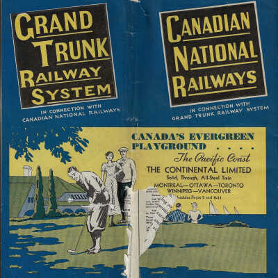 Canadian National and Grand Trunk: Index to Stations and Advertisement Book