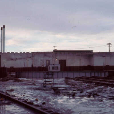 Photograph, CN Roundhouse Edmonton Spring 1964.