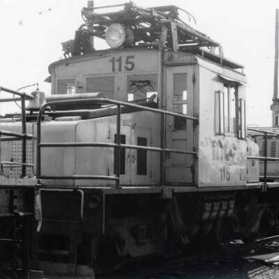 Photograph, INCO General Electric Locomotive 115.