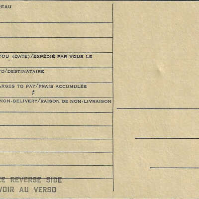 Canadian National: Notice of Non-Delivery