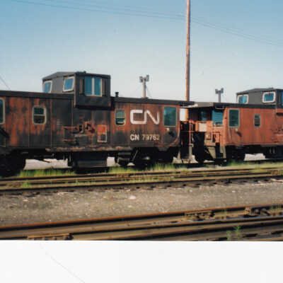 Photograph, CN Cabooses