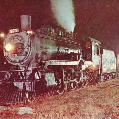 Photograph, Postcard, Canadian Pacific Steam Engine 972, October 23, 1971