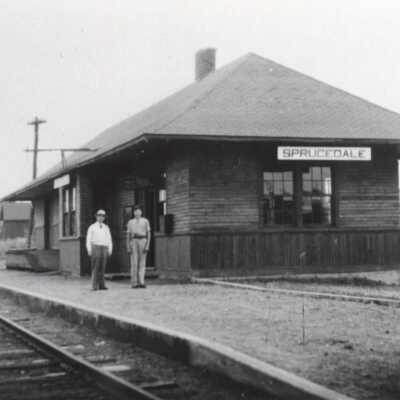 Photograph, CNR Station at Sprucedale