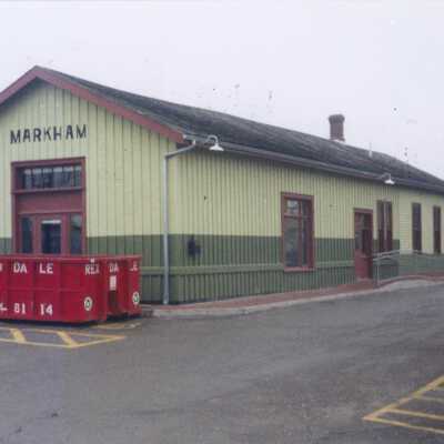 Photograph, CNR Station at Markham, Ontario.