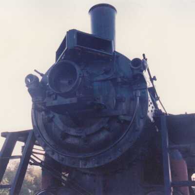Photograph - Canadian National Steam Locomotive 152 being transported (Series of 49 Pictures)