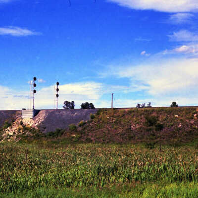 Photograph, CN signals Northern Ontario August 1988.