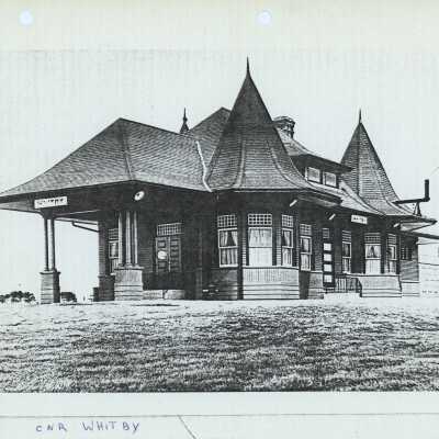 Photograph, CNR Station at Whitby, Ontario.