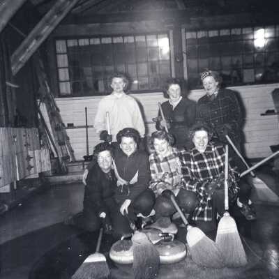 Photograph, Curling Team, Capreol, Ontario. Unknown People