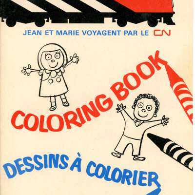 CN Coloring Book: "John and Mary Take a CN Trip"