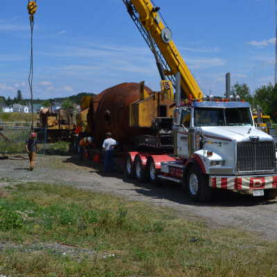Photograph, NORMHC, Hot Metal Car Move into Prescott Park.