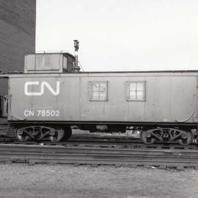 Photograph, CN Caboose 78502