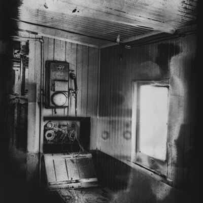 Photograph, Radio on a caboose & locomotive in operation, Canadian National Railways (CNR).