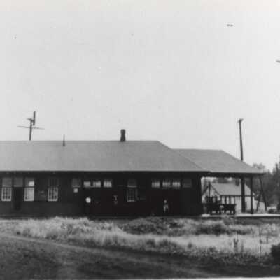 Photograph, CNR Station at Unkown Location