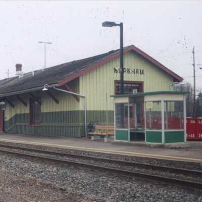Photograph, CNR Station at Markham, Ontario.