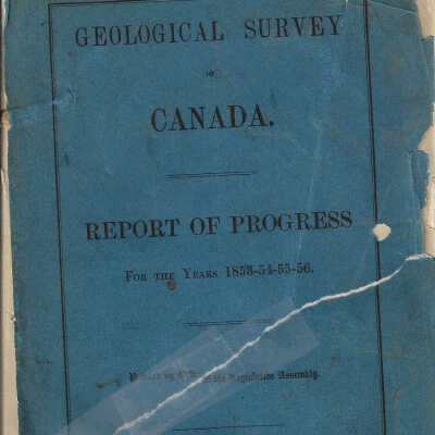 Geological Survey of Canada: Report of Progress for the Yeas 1853-54-55-56
