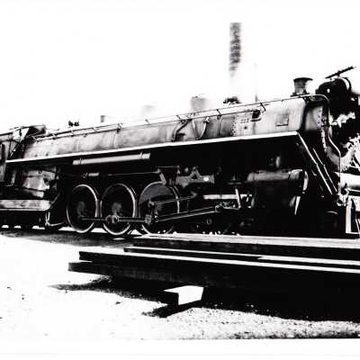Photograph, CNR Steam Engine 6121