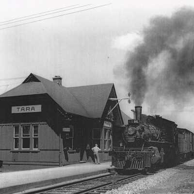 Photograph, CNR Station, Tara, Ontario, Canada.