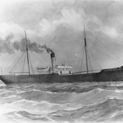 Photograph - Painting of ship Monks Haven